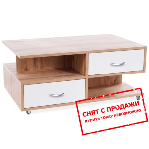 Стол журнальный Signal Astoria Дуб сонома/белый ма...